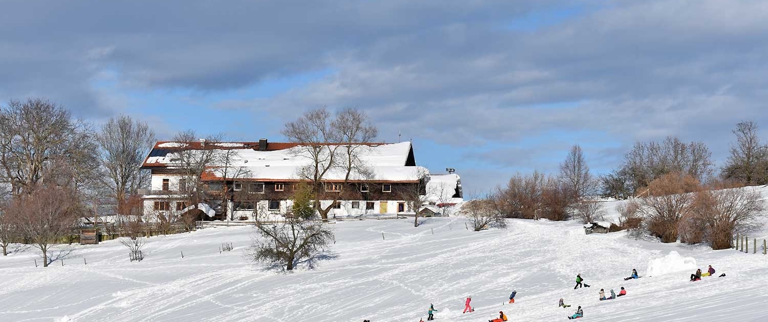 Schlittenberg am Jugenhaus Berghof